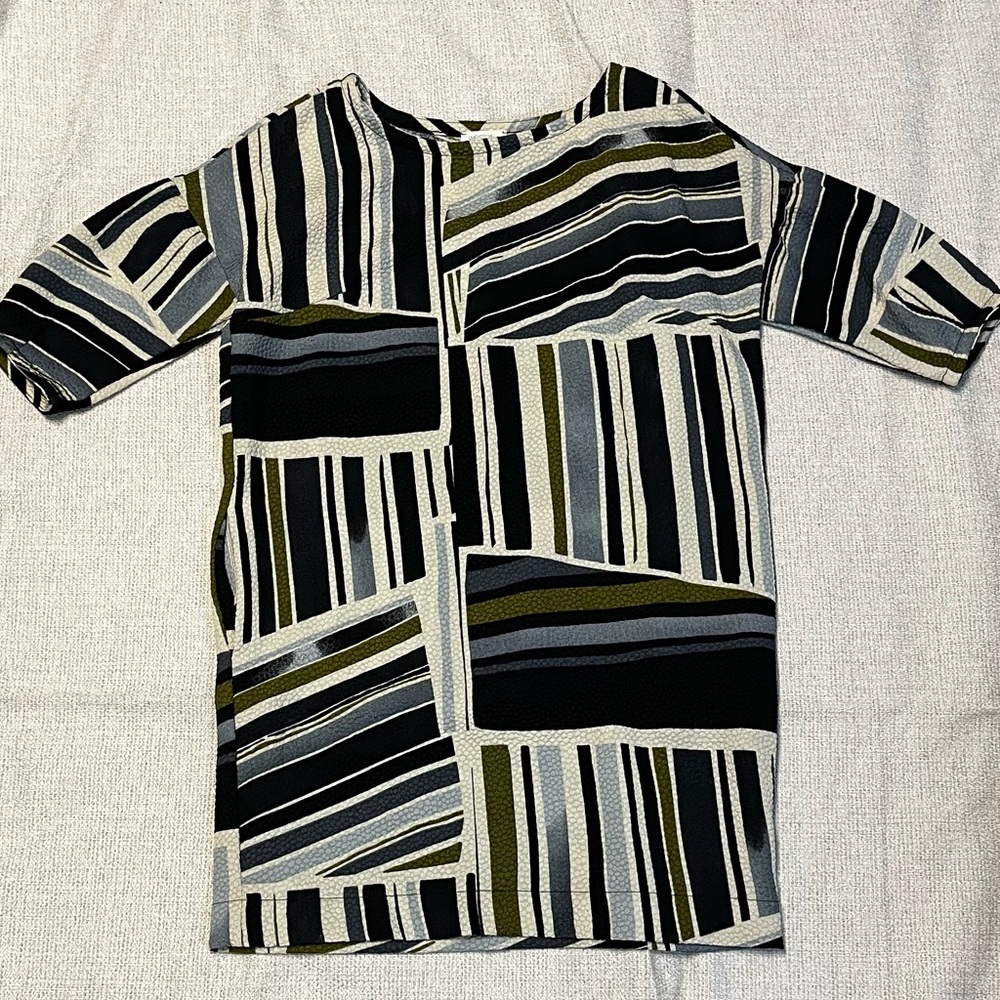 Anthropologie Weston Geometric Boho Dress XS